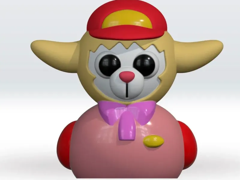 Aj Alpaca STL file 3D Model Roblox Piggy Fanart 3mf