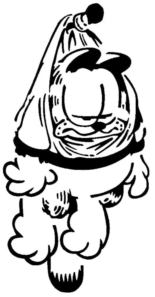 Garfield stencil 3