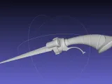 RWBY Ilia Whipsword Printable LED Illuminated Model-2