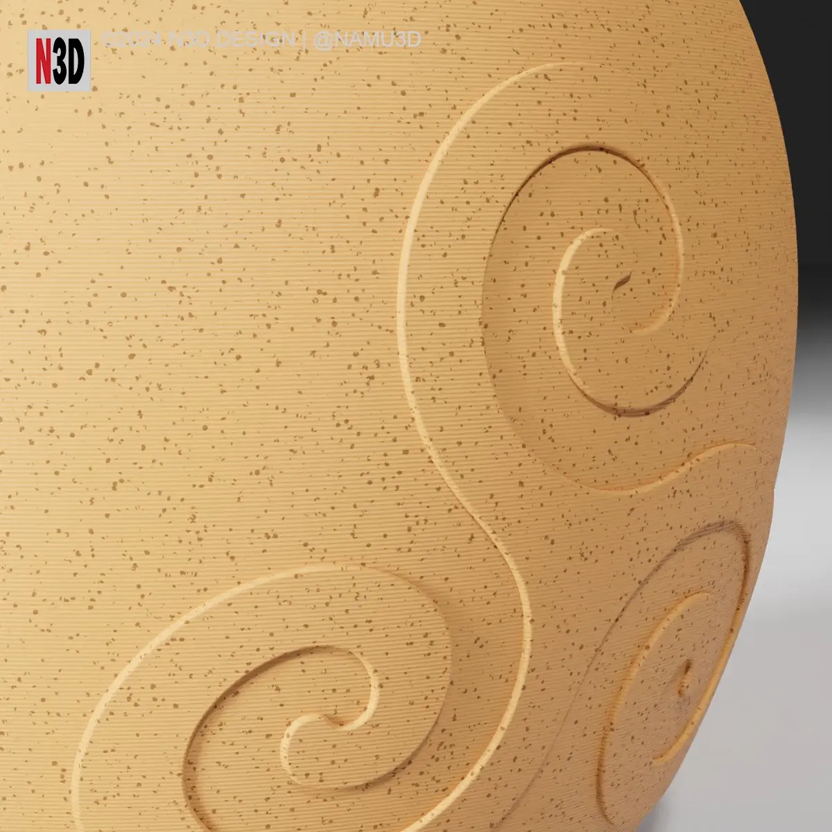 PLANTER 2048C - TRISKELION PLANTER