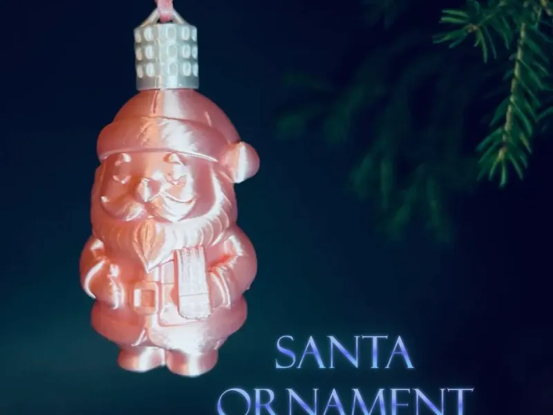 Christmas tree Santa ornament - collection 2025