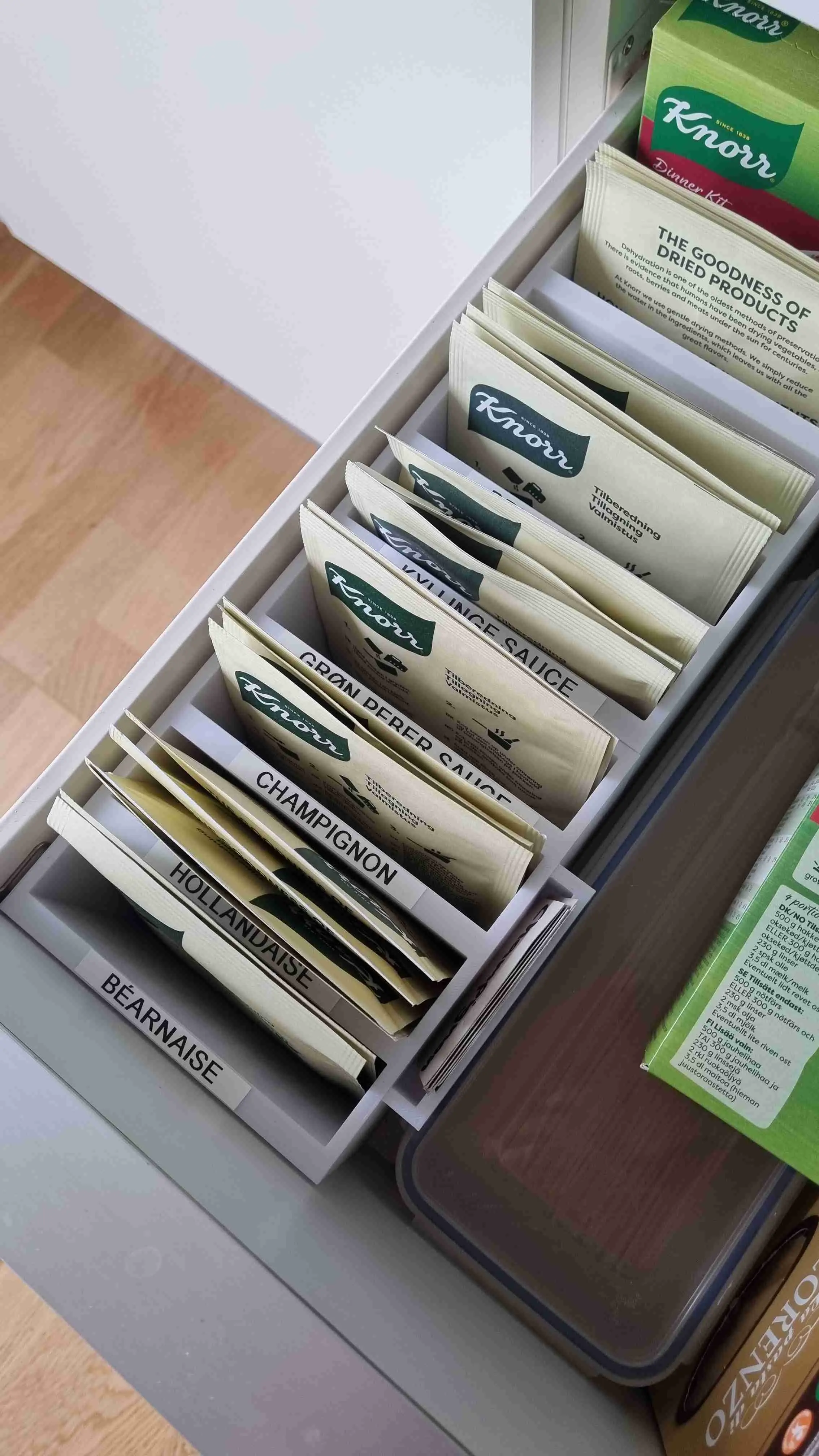 Knorr Sauce Storage (with recipe self) 