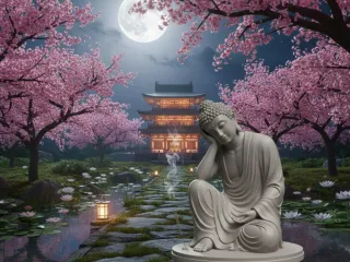 thinking buddha