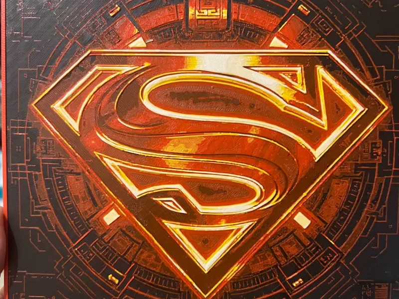 Superman supersym Hueforge 200x200