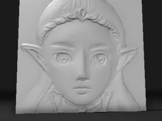 Zelda! also portrait! with and without frame.