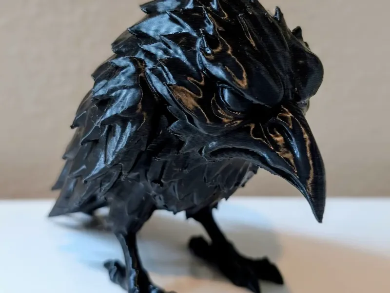 The Shadow Raven – Spooky Shelf Sculpture