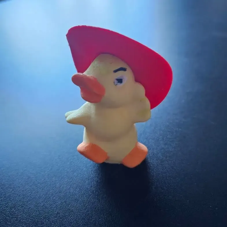 cheerful duck