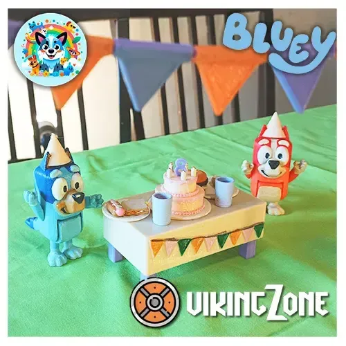🎉 Feiere einen Geburtstag im Bluey-Stil! 🐾🎈🎂