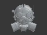 Gas Mask – 3D Printable Post-Apocalyptic-0