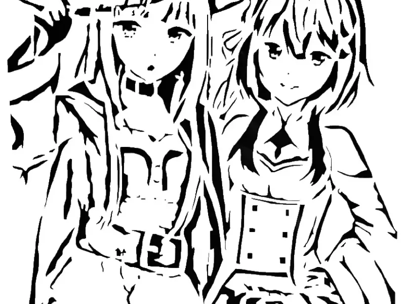 Plantilla Megumin y Yun Yun