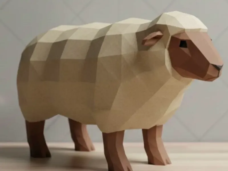 Ovelha - low poly