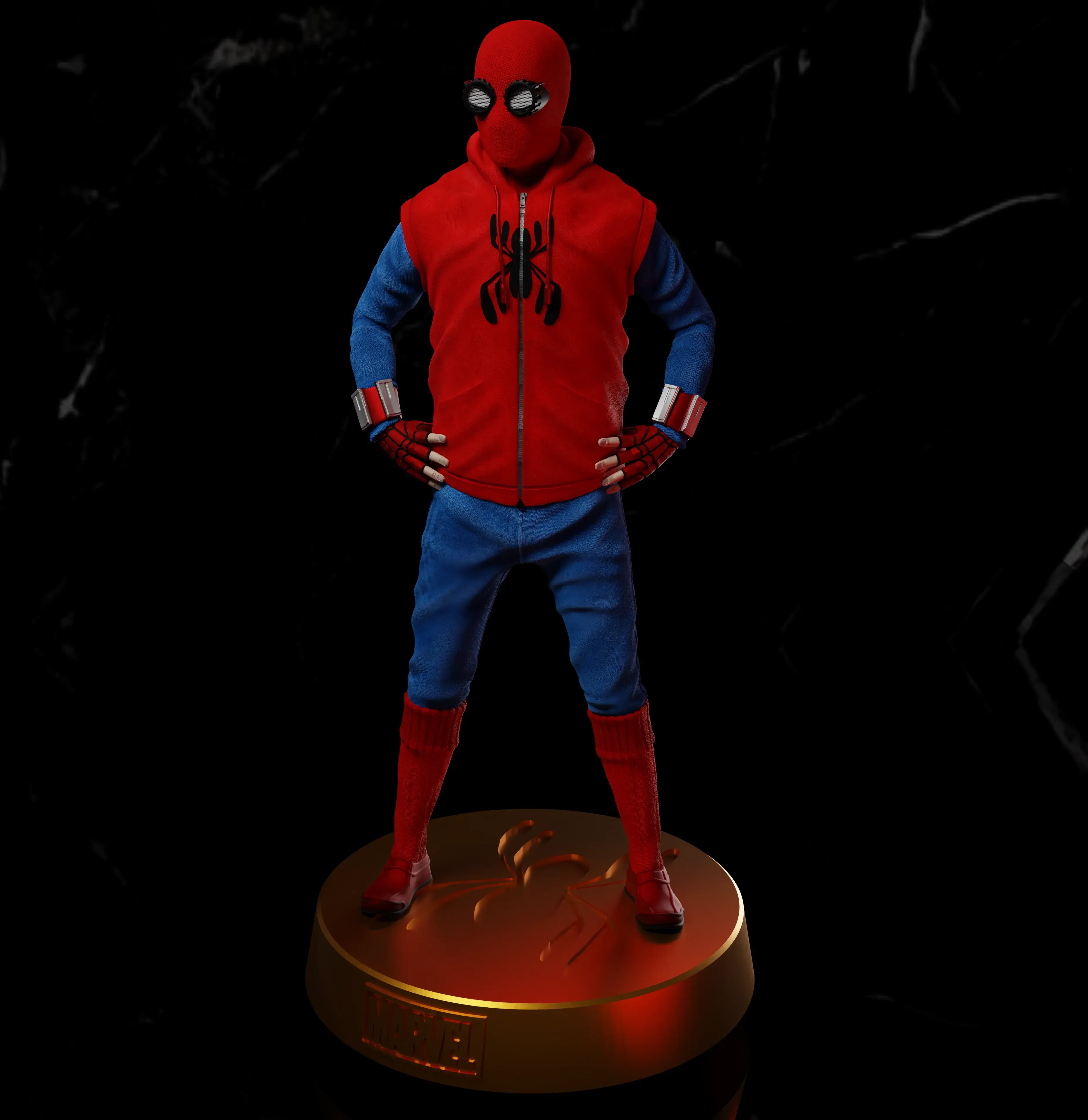 Spiderman Homemade Suit - fan art