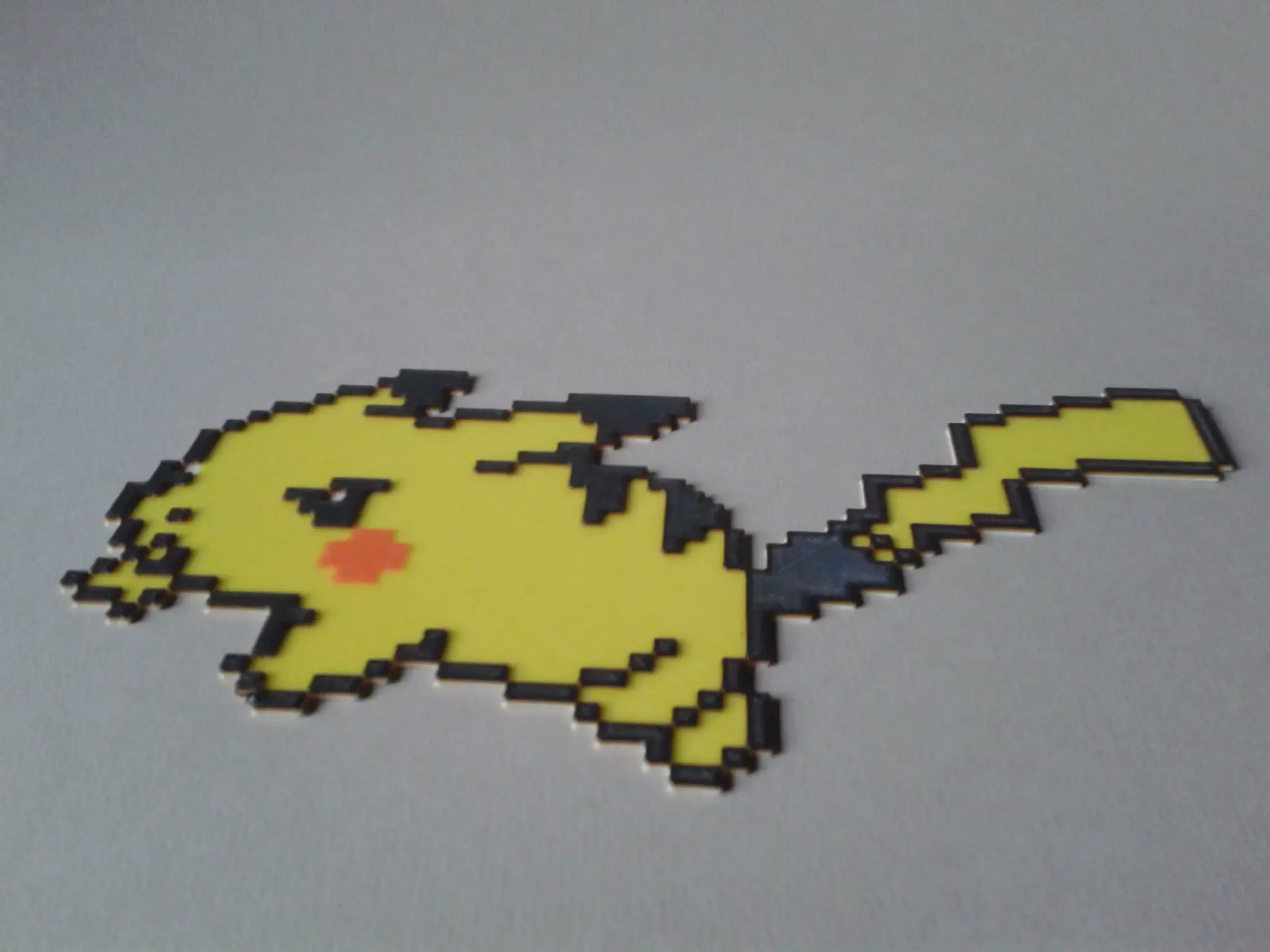 Pikachu, with 3 filament changes