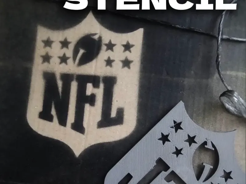 🏈🎨 NFL Stencil — One Design, Endless Game Day Ideas! 🎂✨