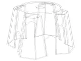 Plastic Stool Small Bench-2