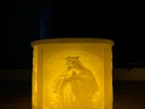 Lanterna Litofania Vergine Maria-1