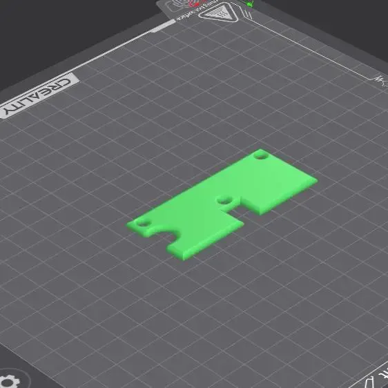 Antweight battle bot chassis top cover V3
