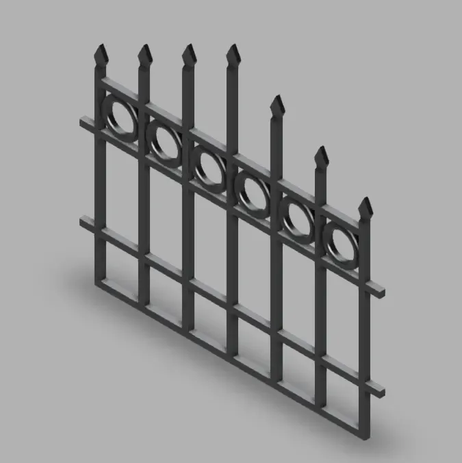 Fence 1:35 two designes