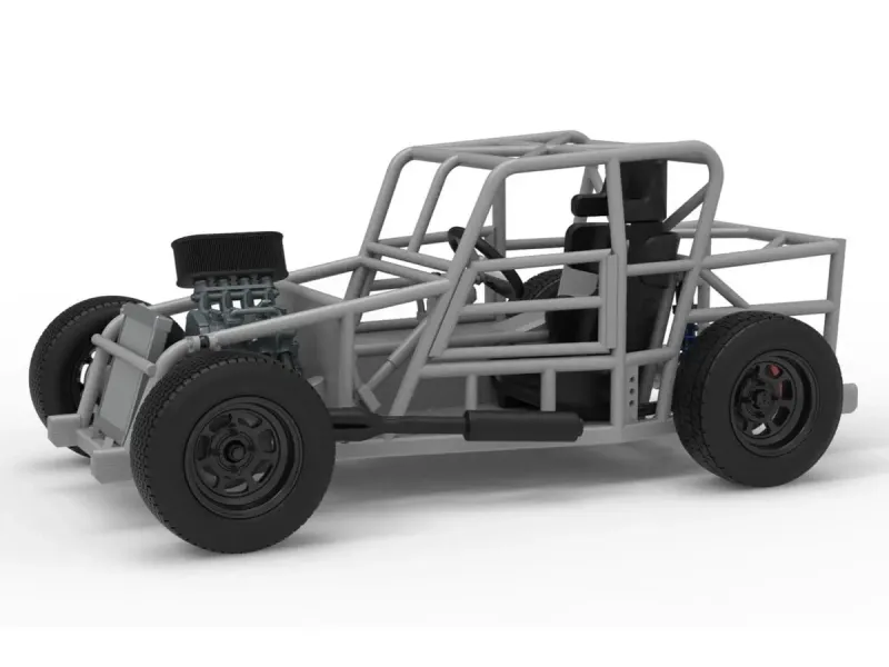 Dwarf car Base Version 2 Scale 1:25