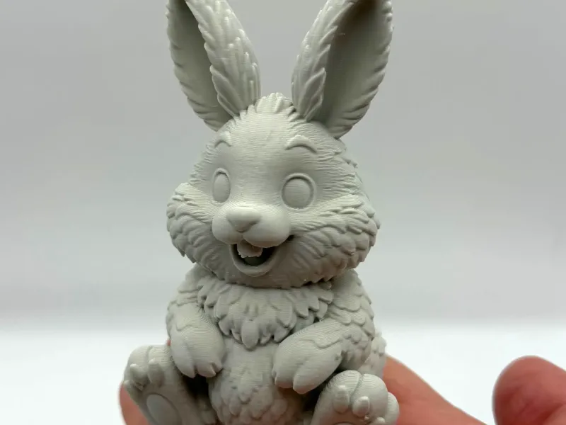 Fluffy Easter Bunny