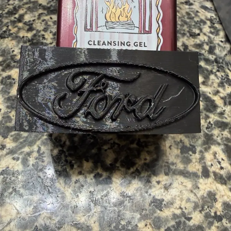 Bath and body works small soap holder with ford logo