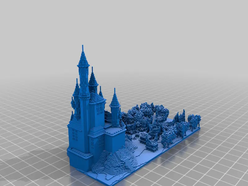 Minecraft Snow White Castle