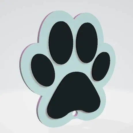 Dog Paw Key Chain