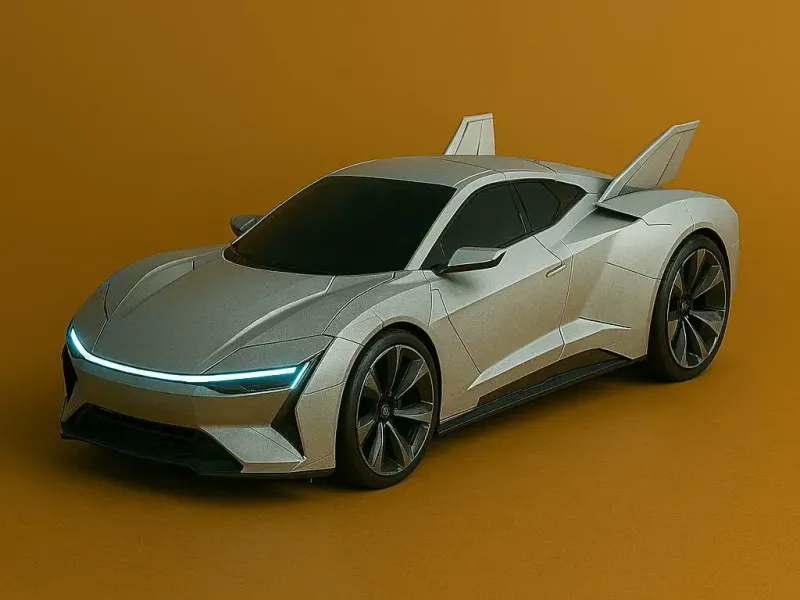 futuristic car