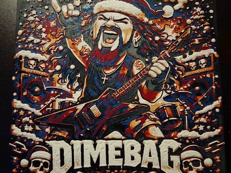 Dimebag Xmas Hueforge