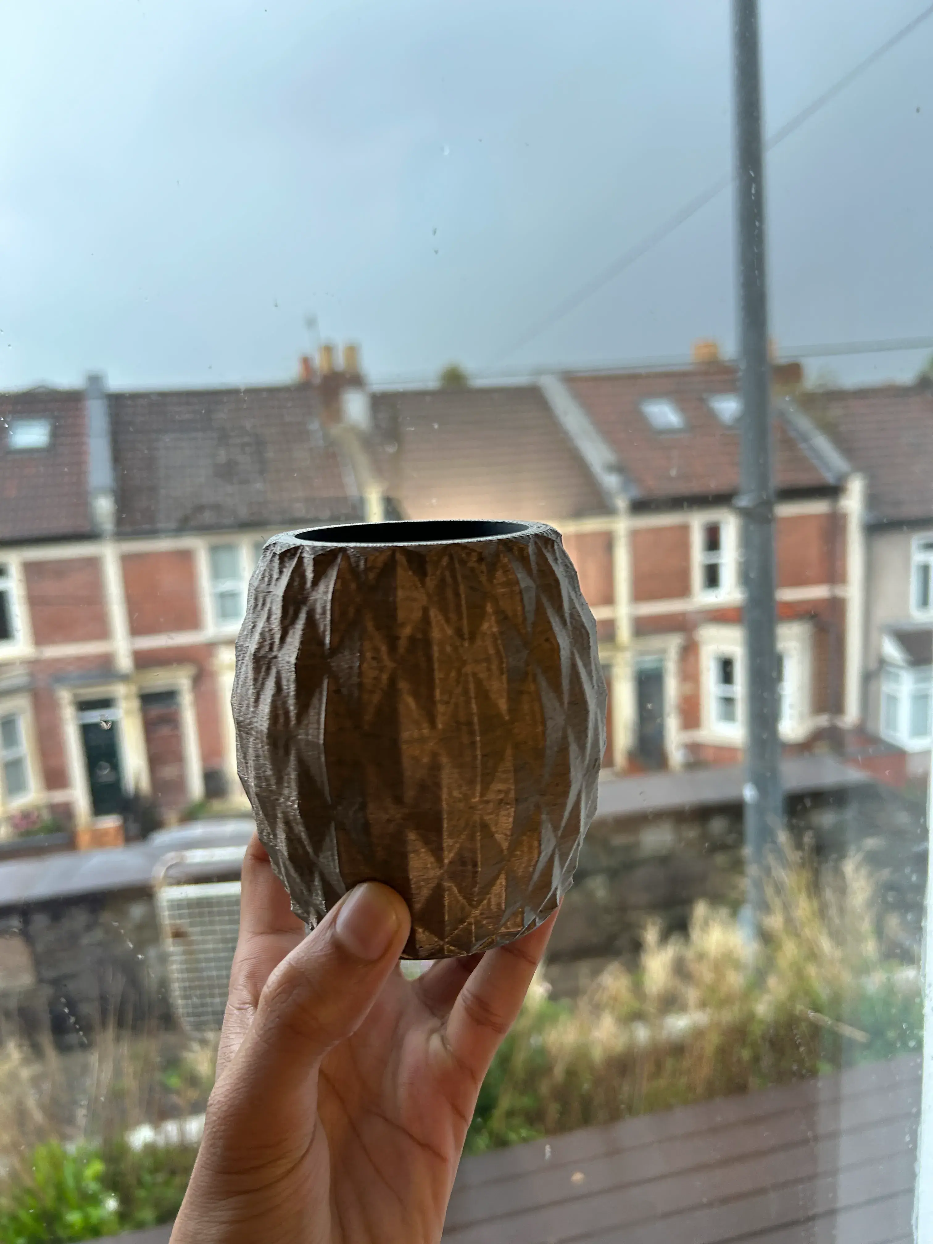 3D Printable Pineapple Planter with Hidden Compartment