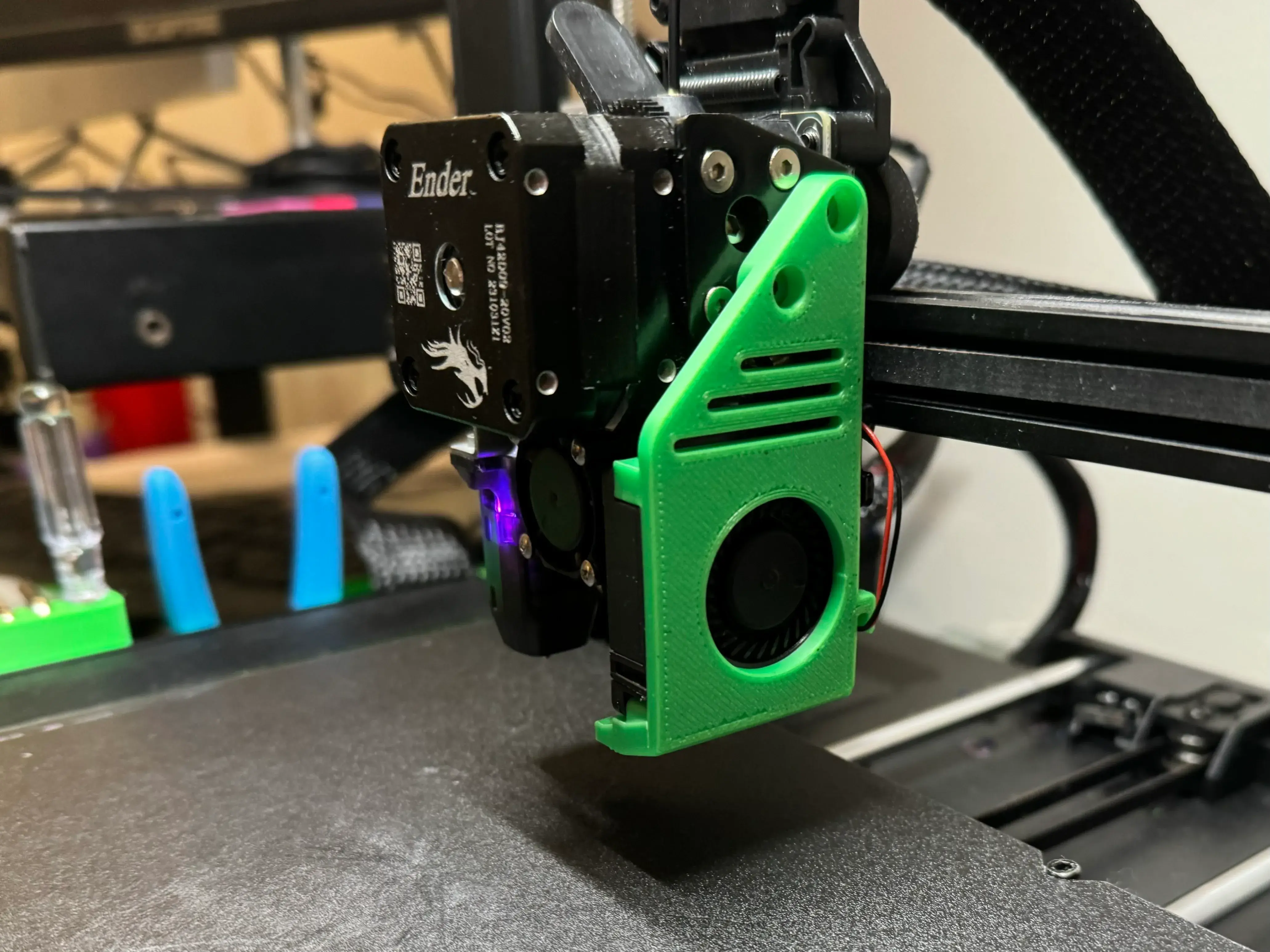 Ender-3 V3 SE Lightweight Hot End Fan Mount Upgrade