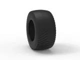 Pulling tractor rear tire 13 Scale 1:25-8