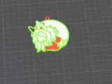 Wolfie Keychain.-2