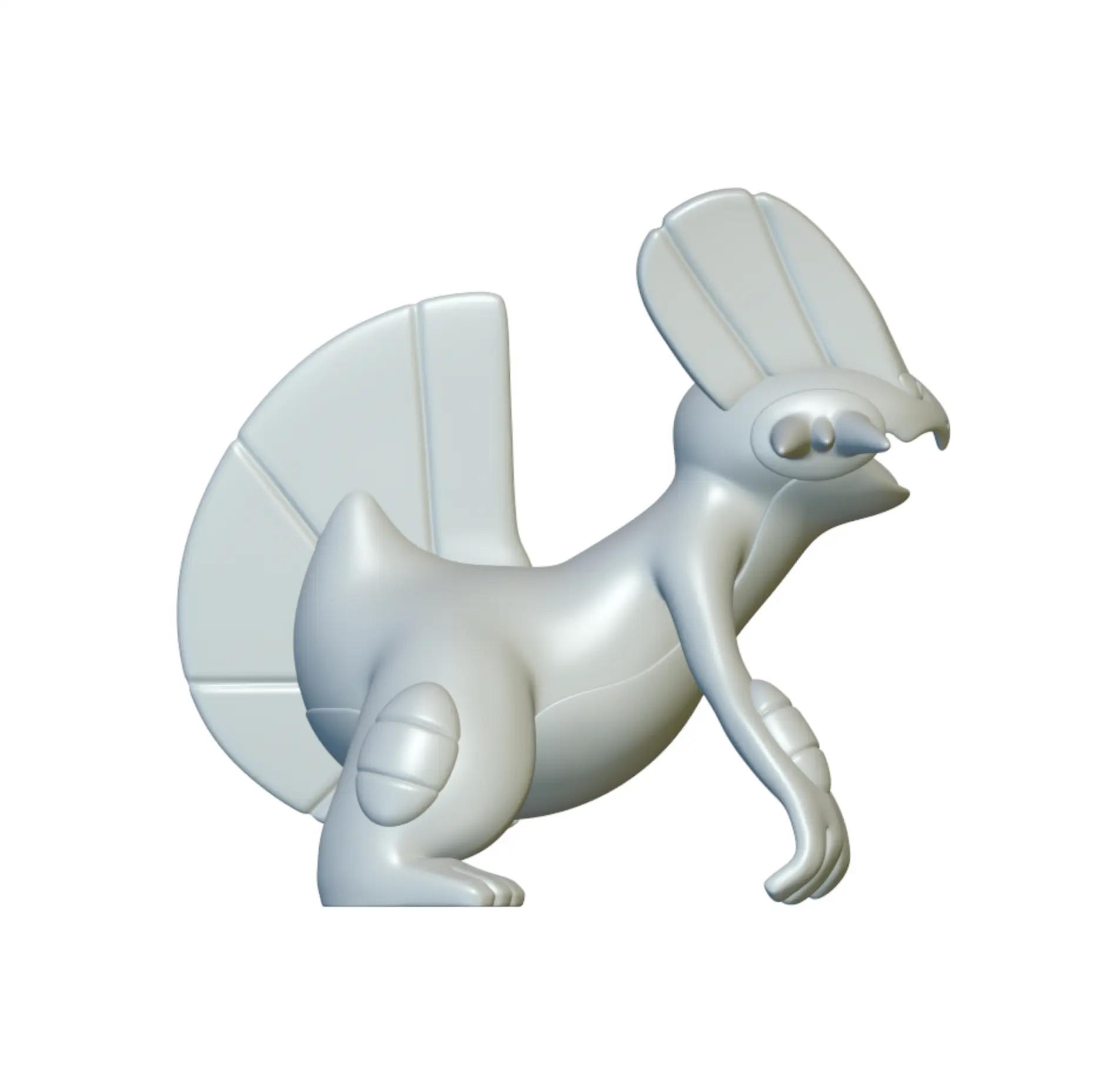 Pokemon Swampert #260 - Ready for 3D Printing!