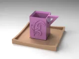 Cup with Tray-9