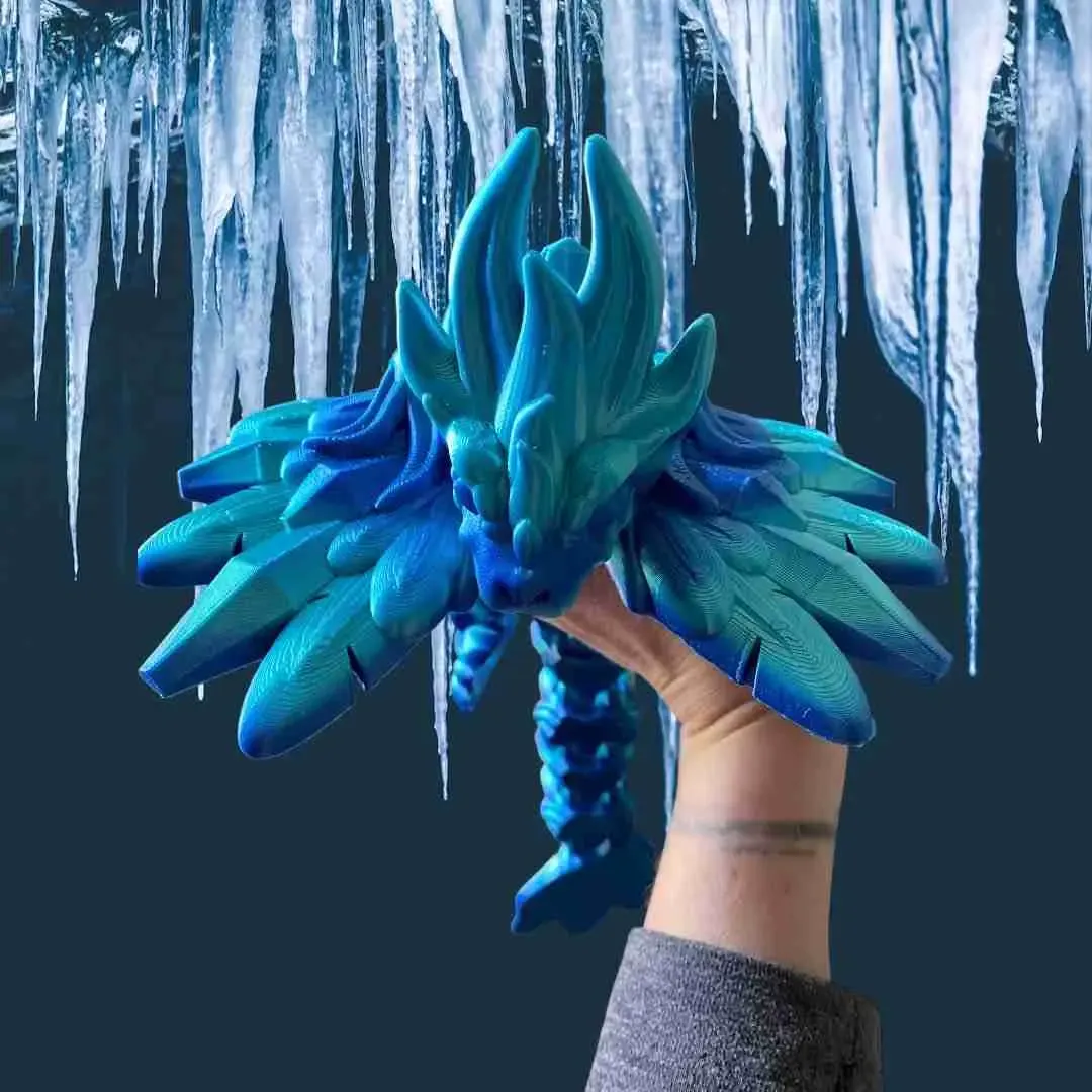 Spike Ice Crystal Dragon