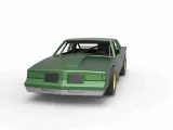 Diecast klasik NASCAR yarış arabası Ölçek 1:25-3
