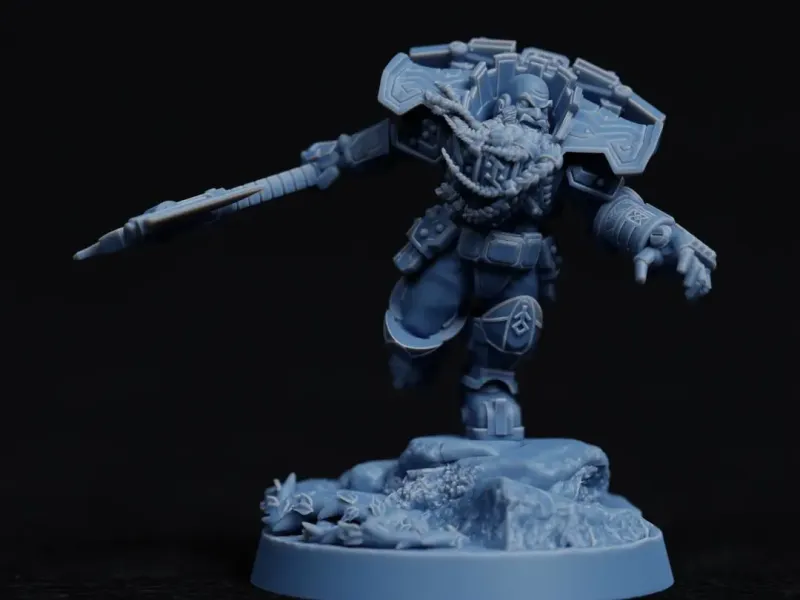 Grimdil - Dwarf smash captain (Federation of Tyr)