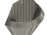 Hexagonal Wall Planter V2 no support-2
