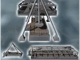 Fairground Attractions Set with Bumper Cars and Pirate Ship-3
