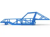 Dirt Modified stok arabasının şasisi Ölçek 1:25-5