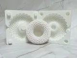 ABHA RODIN COIL MOLD SILICONE - 260 X 260 X 90 MM 24 TURNS-2