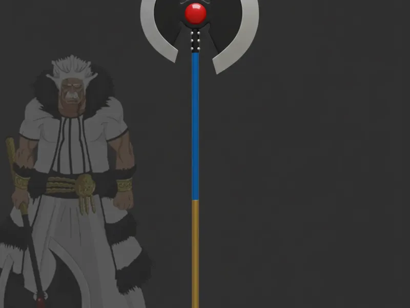 Gemini said Baraggan s Arrogante Espada Axe 3D print model