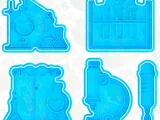 Science cookie cutter set of 5-0