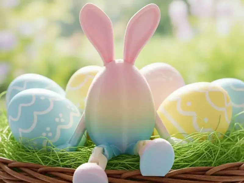 Huevo Articulado Pascua