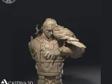 Halsin - BG3 Bust Collection 3D print model-1