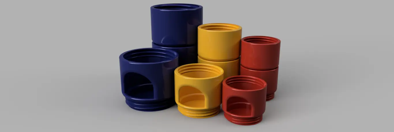 Stacking Screw Together Containers
