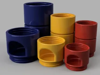 Stacking Screw Together Containers