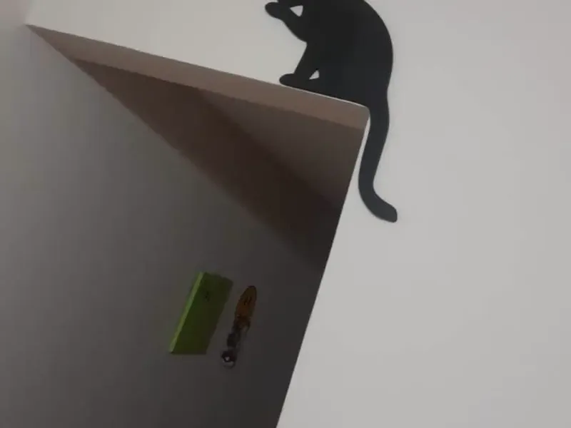 Silueta de gato para marcos