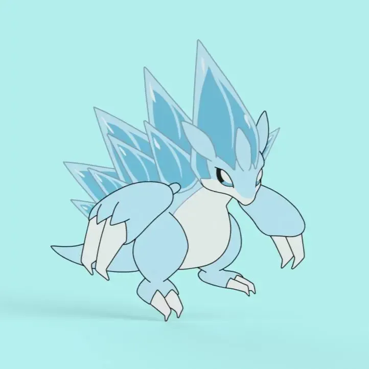 Alolan Sandslash Wall Art